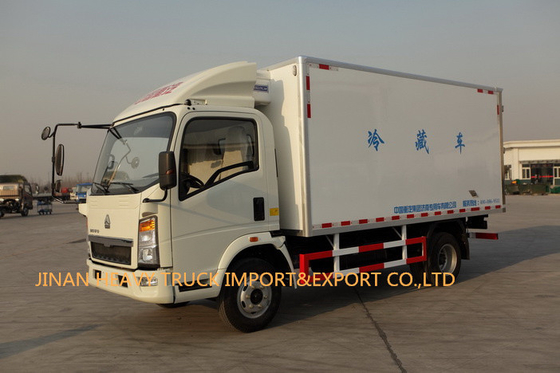 Howo4x2 Lichte Plicht Gekoelde Vrachtwagen 5 ton van 60000kg 7 TON