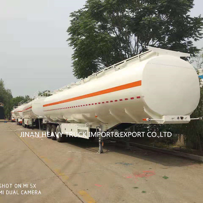 Semi Aanhangwagen 6 van de tri de Stookolietank van het Assenaluminium Compartimenten