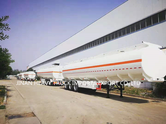 Semi Aanhangwagen 6 van de tri de Stookolietank van het Assenaluminium Compartimenten