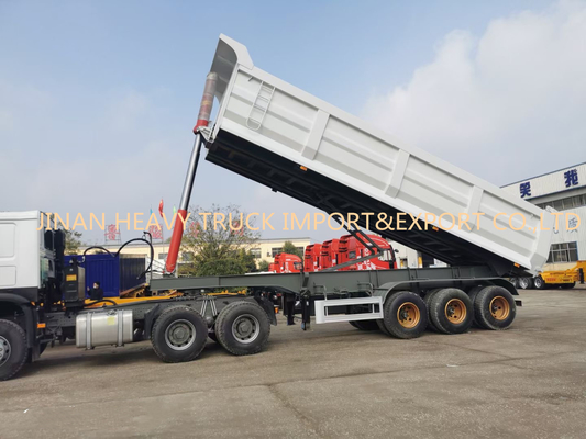 Drie Axle Front 50 Ton Sinotruk Dump Truck For-Zandvervoer