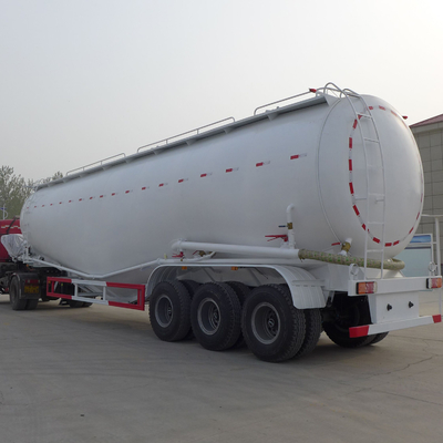 Het Poederaanhangwagen 3 van het aluminium Bulkcement de Tanker Semi Aanhangwagen van de Assen30cbm 50cbm Brandstof