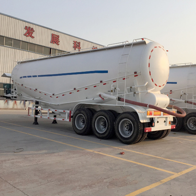 Het Poederaanhangwagen 3 van het aluminium Bulkcement de Tanker Semi Aanhangwagen van de Assen30cbm 50cbm Brandstof