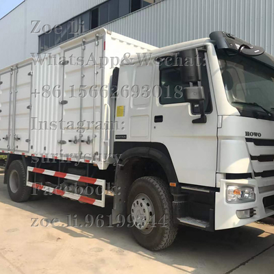 Van de de Ladingsvrachtwagen 290HP van de Sinotrukhowo Lichte Plicht 4x2 Zware de Doosvrachtwagen Lorry Van Goods
