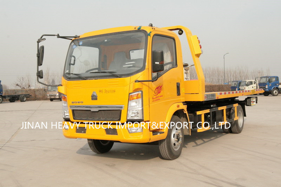 SINOTRUK Flatbed LHD Tow Truck Wrecker 8 Ton van 90km/H