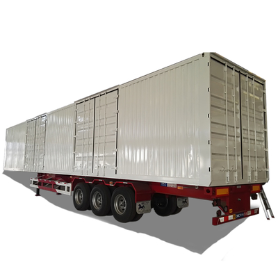 3 assen 12 wielen Container 50 ton zware vrachtwagen Semi-trailer