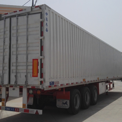 3 assen 12 wielen Container 50 ton zware vrachtwagen Semi-trailer