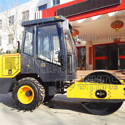 6 Ton Hydraulic Vibrator Single Drum-de Wegwalspers van Bouwmachines