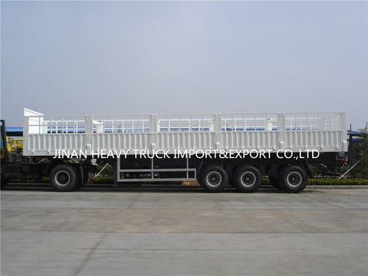 Vrachtwagen van de de Zijwand de Semi Aanhangwagen van het drie Axle Fence Cargo Trailer Tri-Assenvee