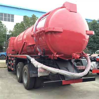 Van de de Rioleringszuiging van HOWO 336ps 16cbm de Vrachtwagendiesel Euro2 10 Wielen 6x4