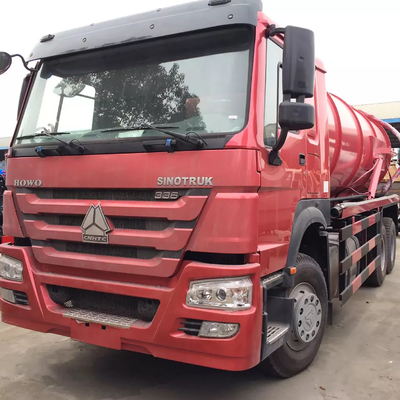 Van de de Rioleringszuiging van HOWO 336ps 16cbm de Vrachtwagendiesel Euro2 10 Wielen 6x4