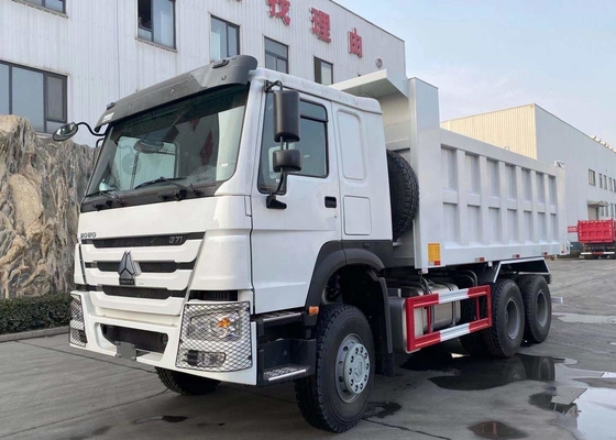 Van de de Stortplaatsvrachtwagen van het Sinotrukhowo 6X4 371HP 18cbm Hyva Hijstoestel Op zwaar werk berekende de Stortplaatsvrachtwagen