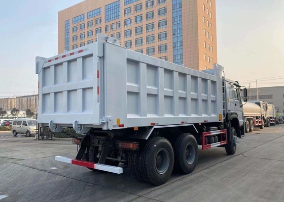 Van de de Stortplaatsvrachtwagen van het Sinotrukhowo 6X4 371HP 18cbm Hyva Hijstoestel Op zwaar werk berekende de Stortplaatsvrachtwagen