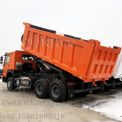 Sinotruk HOWO Euro 2 Linkshandig rijden 6x4 371 pk Witte dumptruck tipper truck vrachtwagen