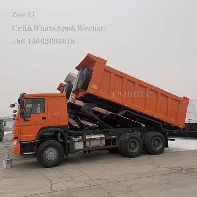 Sinotruk HOWO Euro 2 Linkshandig rijden 6x4 371 pk Witte dumptruck tipper truck vrachtwagen