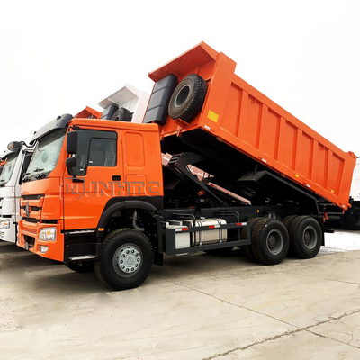 Sinotruk HOWO Euro 2 Linkshandig rijden 6x4 371 pk Witte dumptruck tipper truck vrachtwagen