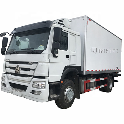 HOWO 290 pk Euro2 4x2 15 ton Koelkast Vrieskas Koeltruck Klein vrachtwagen