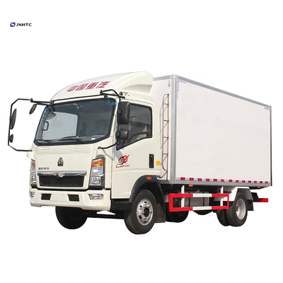 Mini 4x2 6 wielen 10ton HOWO licht koelbox vrachtwagen met vervoer koelkast