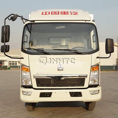 Mini 4x2 6 wielen 10ton HOWO licht koelbox vrachtwagen met vervoer koelkast