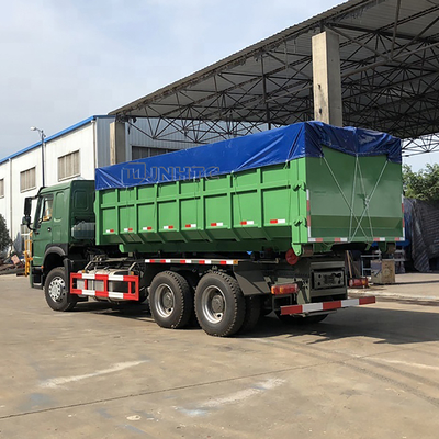 Van het de Haakwapen van SINOTRUK HOWO 6x4 het Broodjesvuilnisauto voor het Afval van het Afvalvuilnis