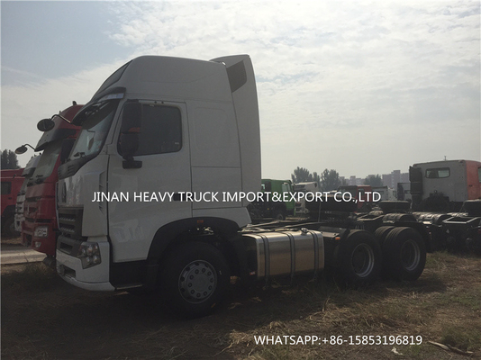 400L diesel Tank Dubbele Bestuurder Prime Mover Truck Sinotruk HOWO A7 6X4