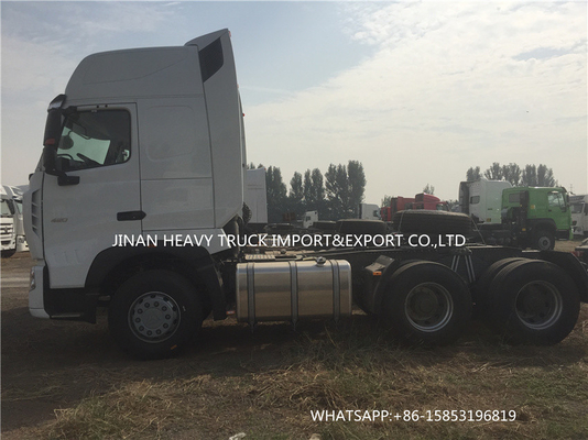 400L diesel Tank Dubbele Bestuurder Prime Mover Truck Sinotruk HOWO A7 6X4