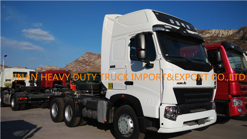 10 de Tractorvrachtwagens 371hp 420hp van Wheeler Sinotruck HOWO A7 6x4