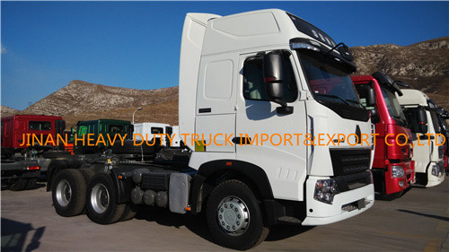 10 de Tractorvrachtwagens 371hp 420hp van Wheeler Sinotruck HOWO A7 6x4