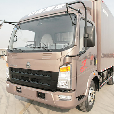 Van de Leveringsvan cargo box truck light van SINOTRUK HOWO de Plicht 4x2