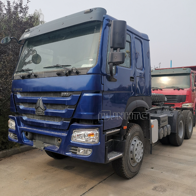 Eerste het Hoofd van de Sinotrukhowo Tractor - verhuizersvrachtwagen Euro2 6X4 371hp