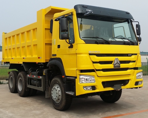 Op zwaar werk berekende de Stortplaatsvrachtwagen 10w 371hp 20cbm van Sinotrukhowo 6x4