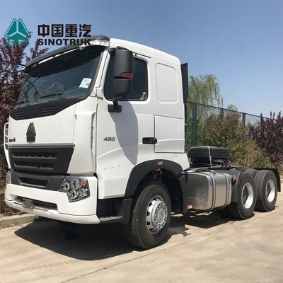 De Tractorvrachtwagen 420hp van Howo Sinotruk 6x4 van de bladlente