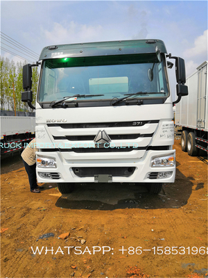 Sinotruk Howo 25 ton 10 de Markt van Wielenvan cargo box truck for Nigeria