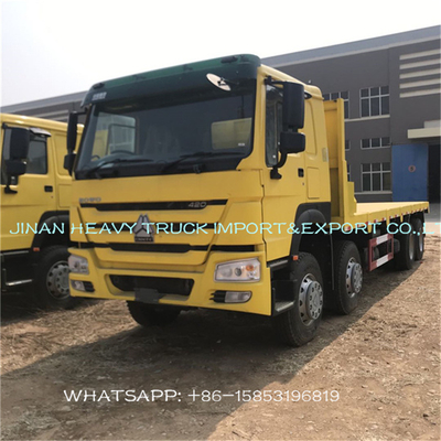 Sinotruk Howo 40 voet vrachtwagen van de 30 ton flatbed lading met containerslot