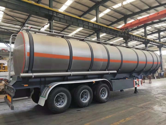 Van de de Brandstoftanker van het Liangshan30000l-60000l Aluminium de Semi Aanhangwagen