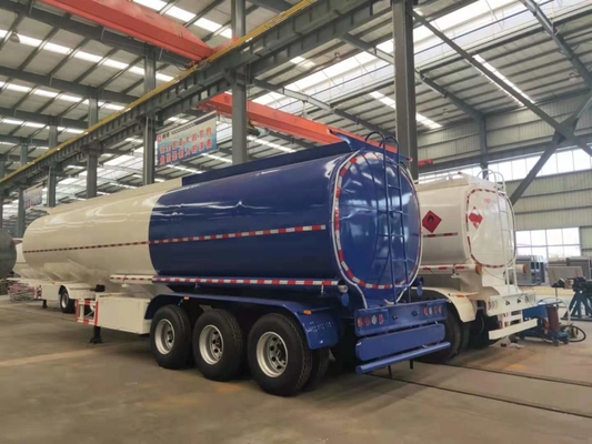 Van de de Brandstoftanker van het Liangshan30000l-60000l Aluminium de Semi Aanhangwagen