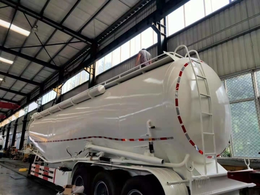 Van de de Brandstoftanker van het Liangshan30000l-60000l Aluminium de Semi Aanhangwagen