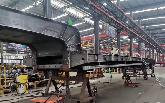 3 as 4 As 100 van de Lage Bed Semi ton Aanhangwagen voor het Graafwerktuig Transport van Wielloder