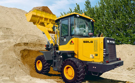 Sdlg 1,8 het Wiellader Lg918 van de ton1cbm Emmer voor Zand Lading en het Leegmaken