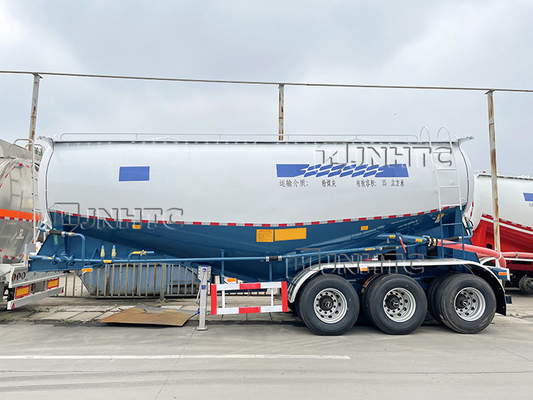 SINOTRUK 3 van de het Cementaanhangwagen van Alxes Bulkdieselmotor 50 Ton 45 Cbm