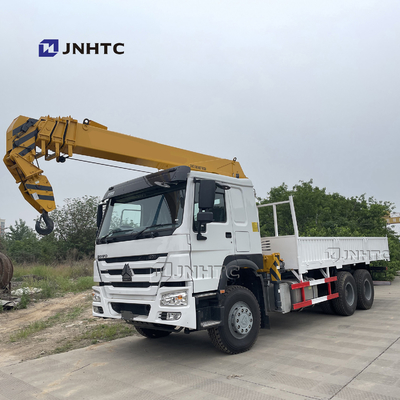 Sinotruk Howo 6x4 10 Telescopische Vrachtwagen Opgezette Crane Straight Arm Cargo Truck-Kraan