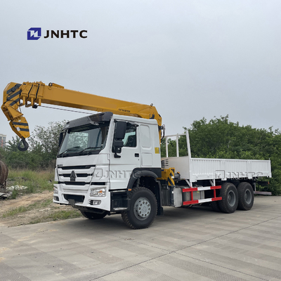 Sinotruk Howo 6x4 10 Telescopische Vrachtwagen Opgezette Crane Straight Arm Cargo Truck-Kraan