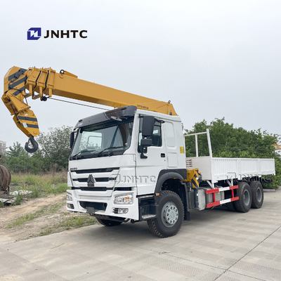 Sinotruk Howo 6x4 10 Telescopische Vrachtwagen Opgezette Crane Straight Arm Cargo Truck-Kraan