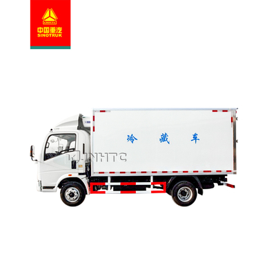 De Sinotrukhowo 6 Banden koelen de Ketting Gekoelde Lichte Plicht van Van Transport Truck Fresh Food