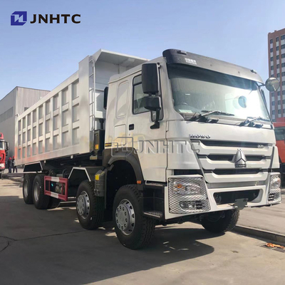 HOWO 8x4 Euro2 371hp Zware Tipper Trucks With 7.2m Ladingslichaam