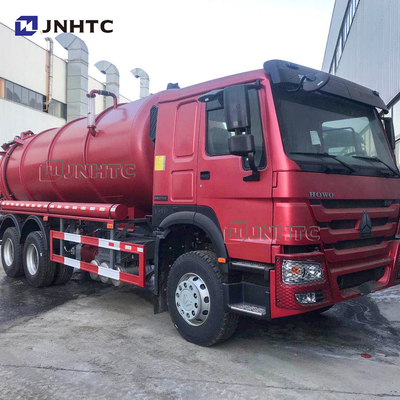 Van de de Rioleringszuiging van HOWO 6X4 Euro2 de Tankervrachtwagen 12cbm-22cbm het Vacuüm Schoonmaken