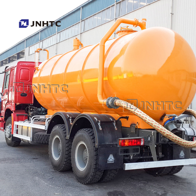 Van de de Rioleringszuiging van HOWO 6X4 Euro2 de Tankervrachtwagen 12cbm-22cbm het Vacuüm Schoonmaken