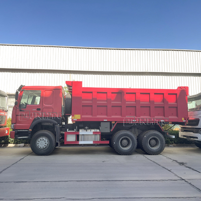 HOWO 6x4 Tien Vrachtwagen van de Wielen de Op zwaar werk berekende Stortplaats 371hp 30 Kubieke Ton 18