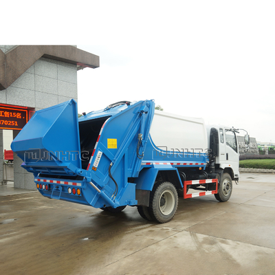 Vrachtwagen van de het Huisvuilpers van HOWO 4x2 de Kleine 5m3