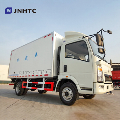 Van de Plichts Commerciële Vrachtwagens van HOWO 4X2 8000kg de Lichte van de de Ijskastdoos Bestelwagen van de de Vrachtwagendiepvriezer