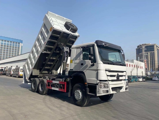 Midden Opheffende Systeemsinotruk HOWO Stortplaats Truck371HP 6X4 20CBM 25 Ton het Laden